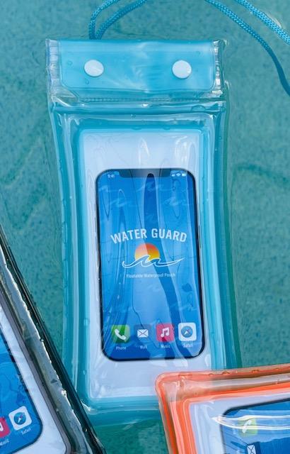 Water Guard Floatable Waterproof Phone Pouch Cell Phone Dry bag Beach Cruise Ship For iphone 15,14,13, Pro Max